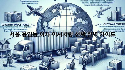 서울 응암동 이사, 이사차량 선택 완벽 가이드